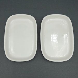 Pfaltzgraff White Side Plates Bread Dessert Dishes Relish Small Serving Trays